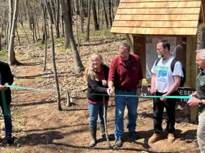 A Beautiful Day for the Hurlbut Woods Trail Opening