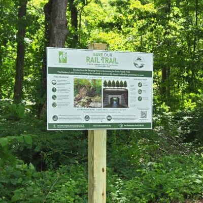Save Our Rail Trail Sign - Dariel